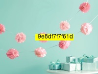 Martha Stewart Crafts Garland, Pink Pom Pom Small